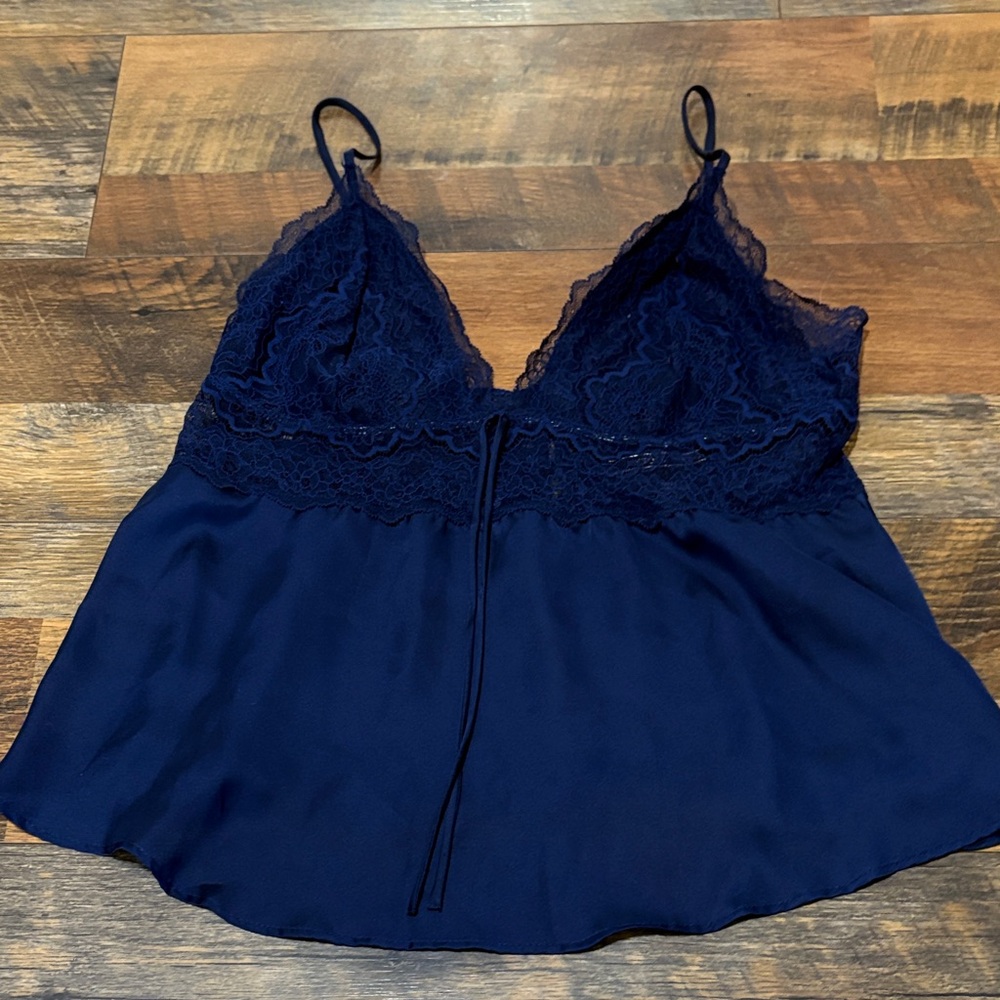 Victoria's Secret Midnight Blue‎ Lace Top